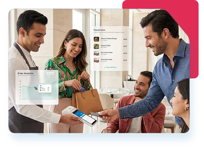 Pay at Table on Network POS terminal